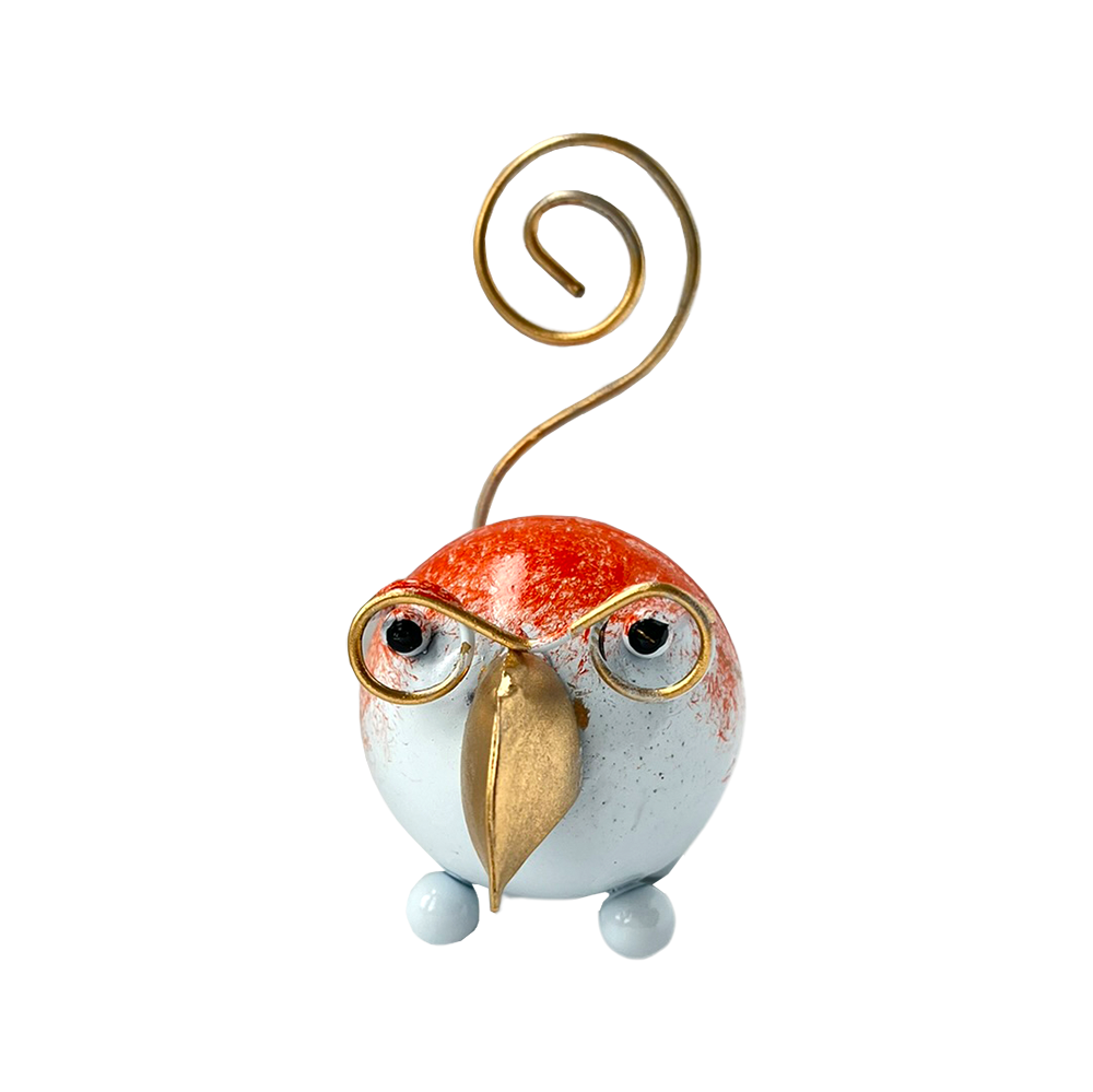 VIE - Venta al por mayor Figura decorativa - Extravagante animal de cola rizada de metal, aproximadamente 8 x 7 x 4 cm36