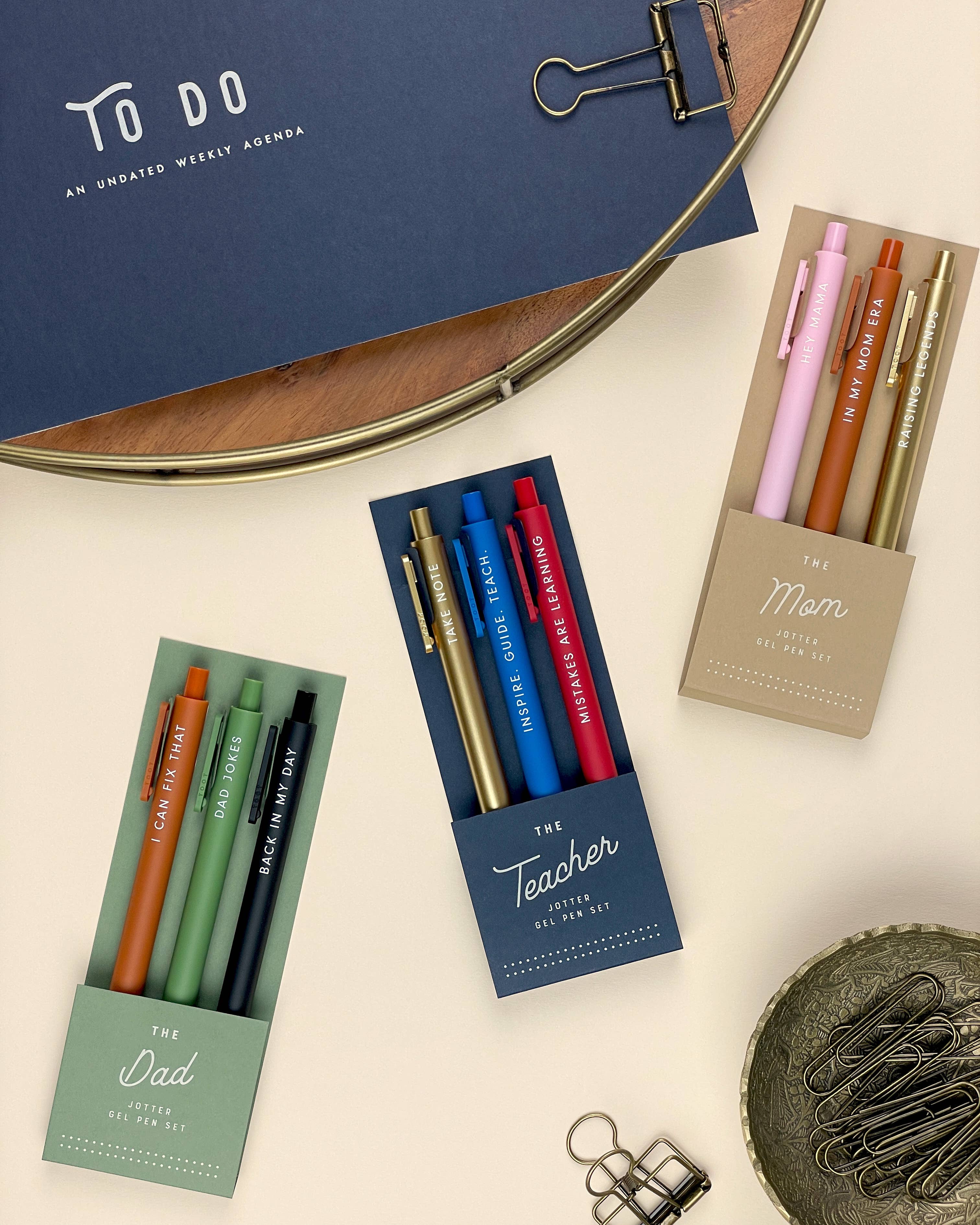 Ruff House Print Shop - Wholesale Pen - The Teacher Jotter Gel Pen: Set of 32