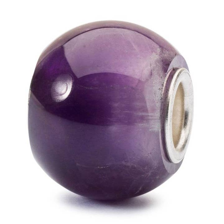 Perle Ronde Améthyste pour la vente par Trollbeads