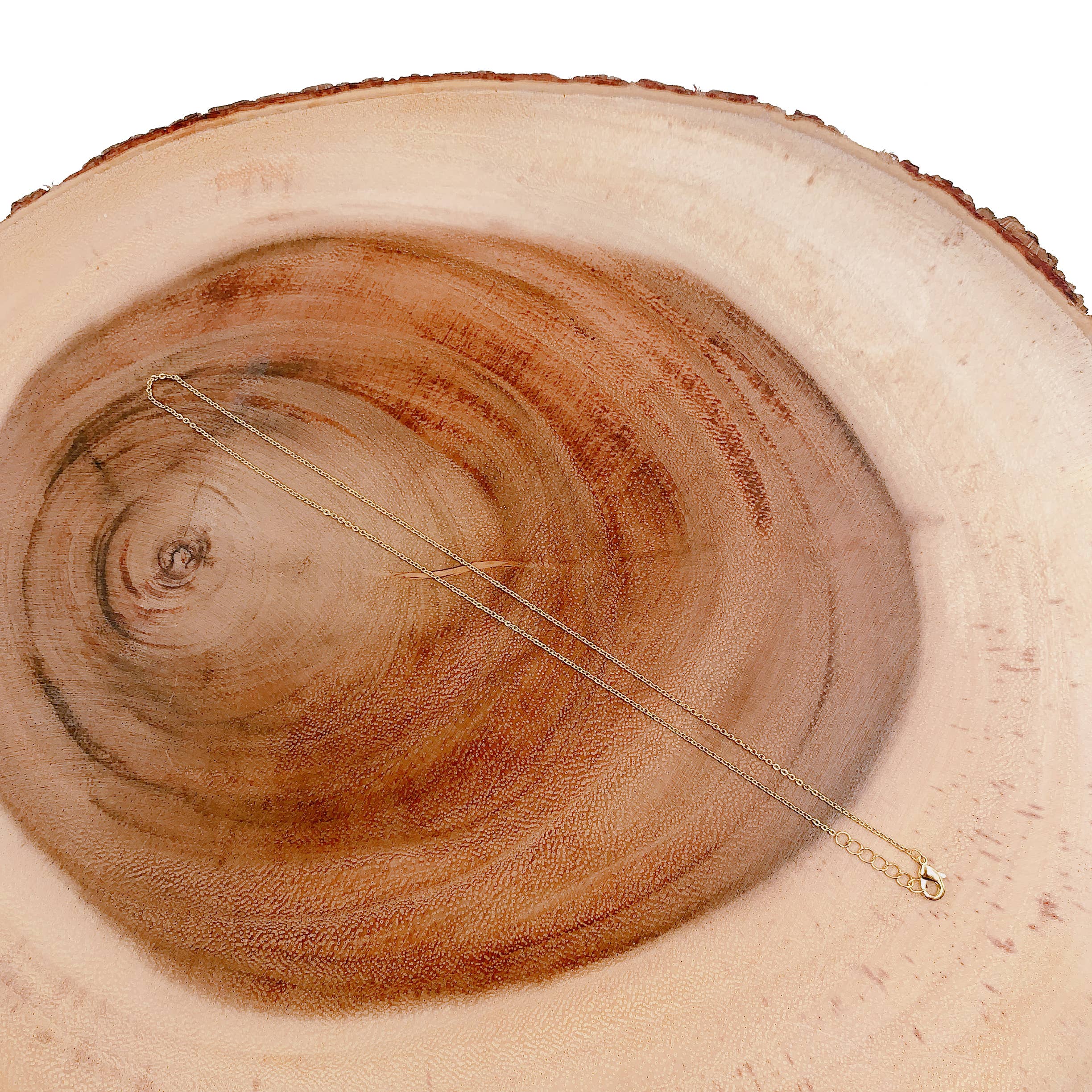 Beads Creation - Wholesale Link & Chain Necklace - 18'' Ready to Use 14K Gold Thin Cable Necklace Chain, CH1342