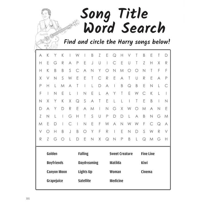 Fox Chapel Publishing - Wholesale Coloring & Activity Book - Kids & Baby - Super Fabulous Harry Styles Coloring & Activity Book 3