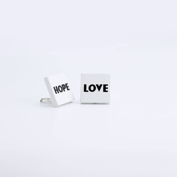 Jianhui London – Engroshandel Clip-on-øreringe – LOVE & HOPE Clip On øreringe