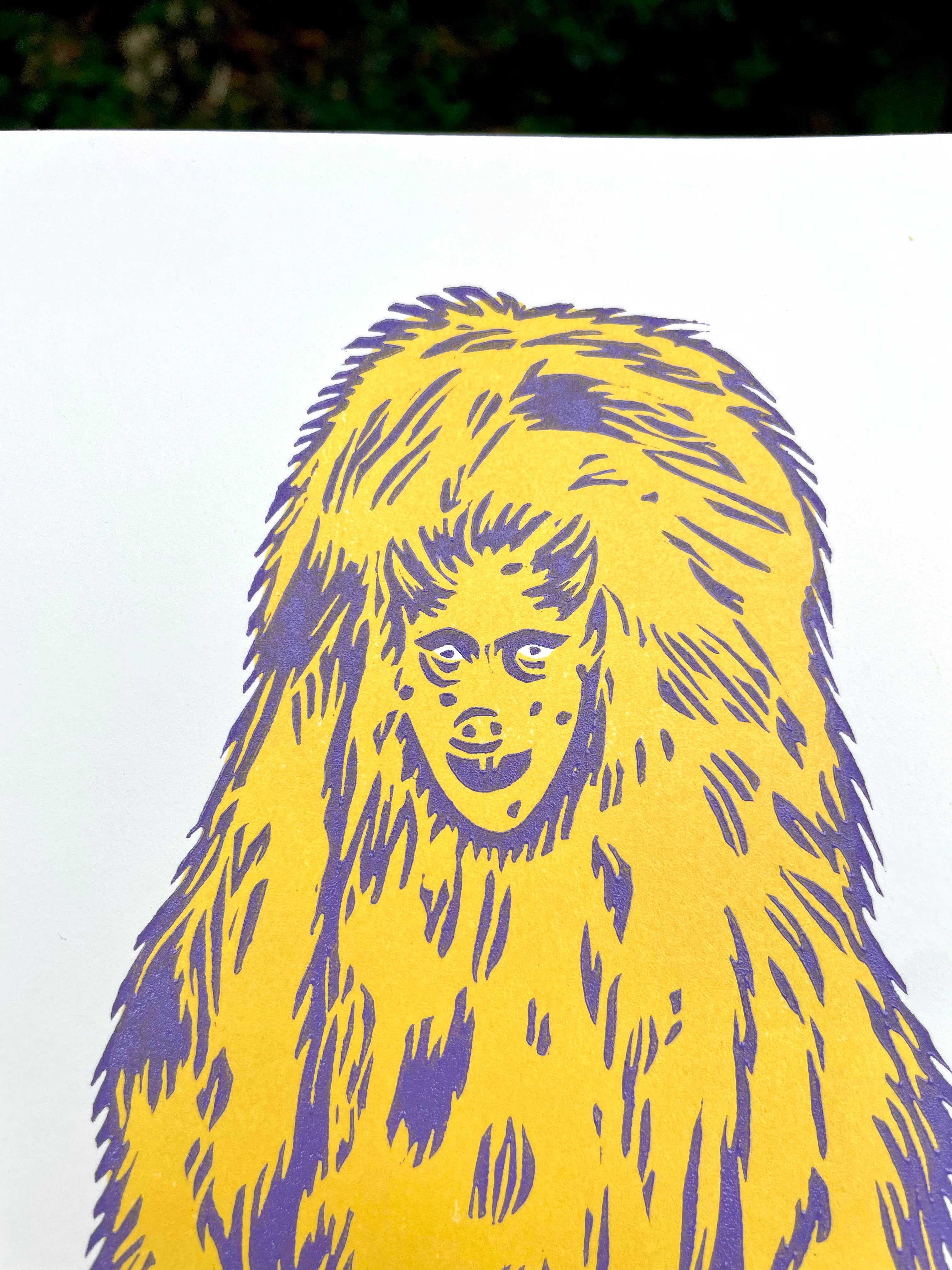 Augury Press – wholesale Art print – Spencer Linocut Print2