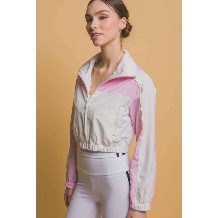 Paperdoll - Wholesale Jacket - Women's - Cropped Windbreaker Jacket2