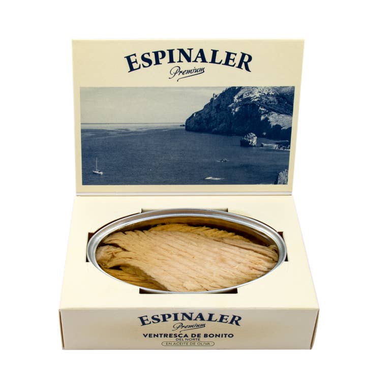 ESPINALER 1896 S.L – Großhandel Fischkonserven – Ventresca de Bonito in Olivenöl ESPINALER PREMIUM2