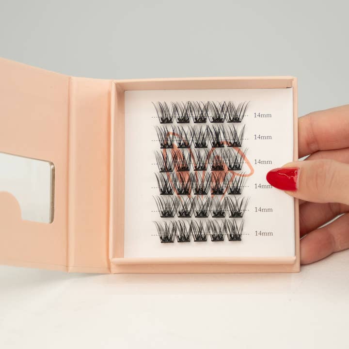 Pink Rabbit Cosmetics - Wholesale False/Fake Eyelashes - Handmade, Pre-Glued Lashes - In The Clouds