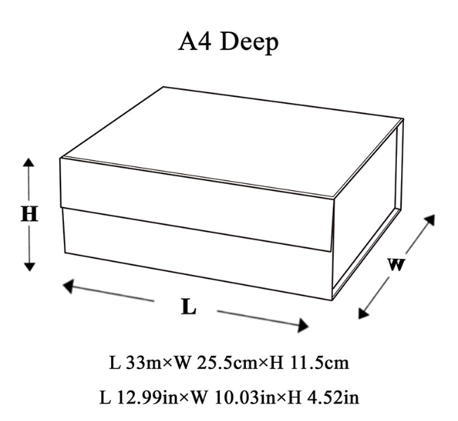 Engrus Ltd - Wholesale Gift Box - Various Colour Gift Boxes - A4 With Magnetic Lid - Plain11