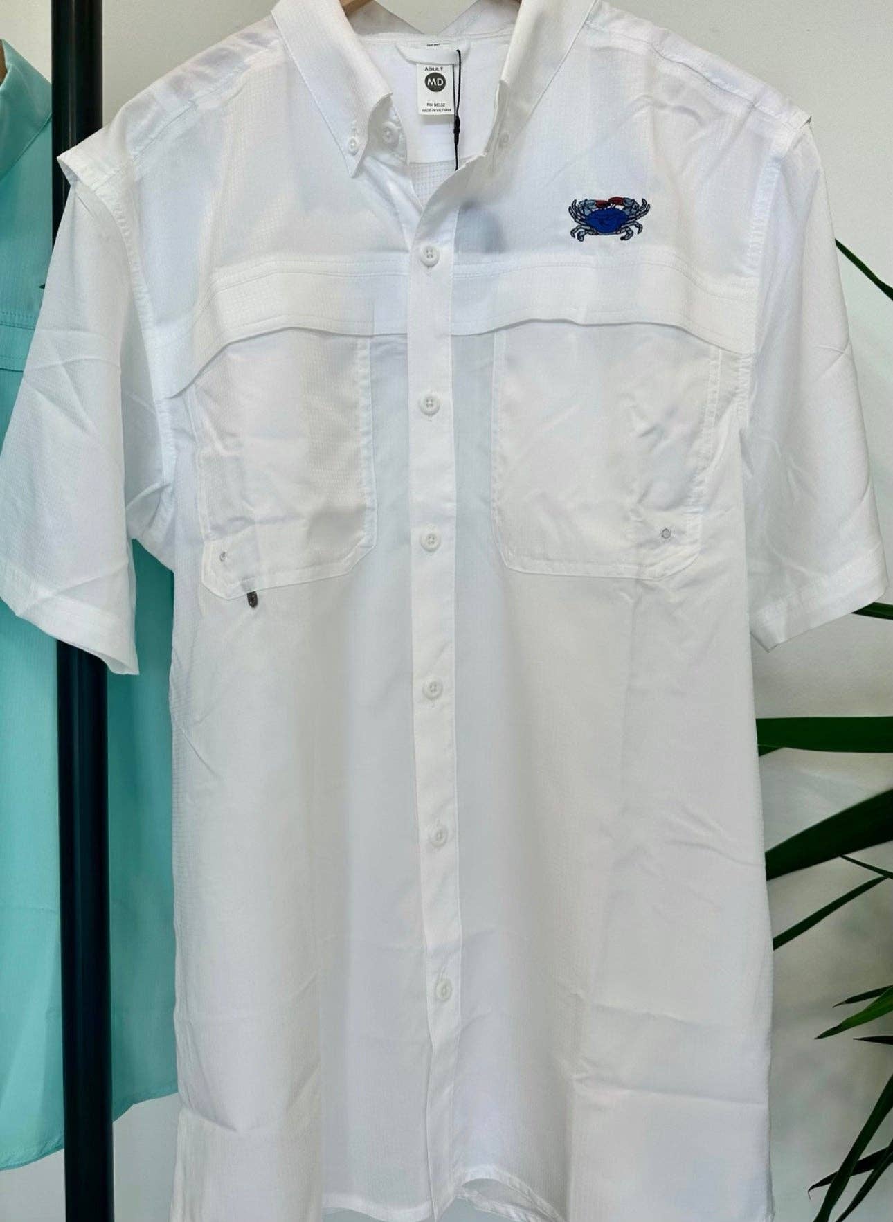 WHEREable Art, LLC – wholesale Buttoned-down shirt – Unisex – Men's Sun Protection Fishing Shirts 2