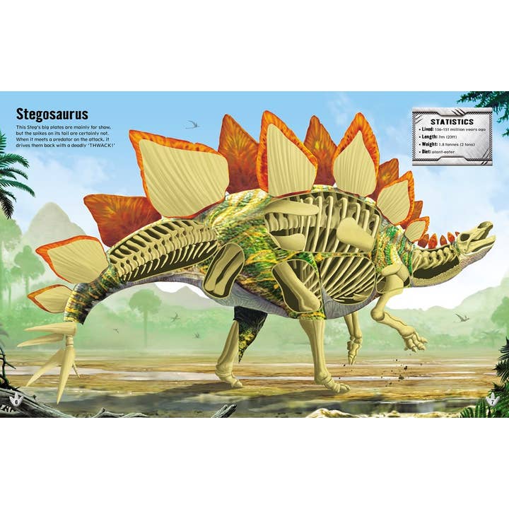 HarperCollins - Wholesale Coloring & Activity Book - Kids & Baby - Build Your Own Dinosaurs Sticker Book : Usborne3