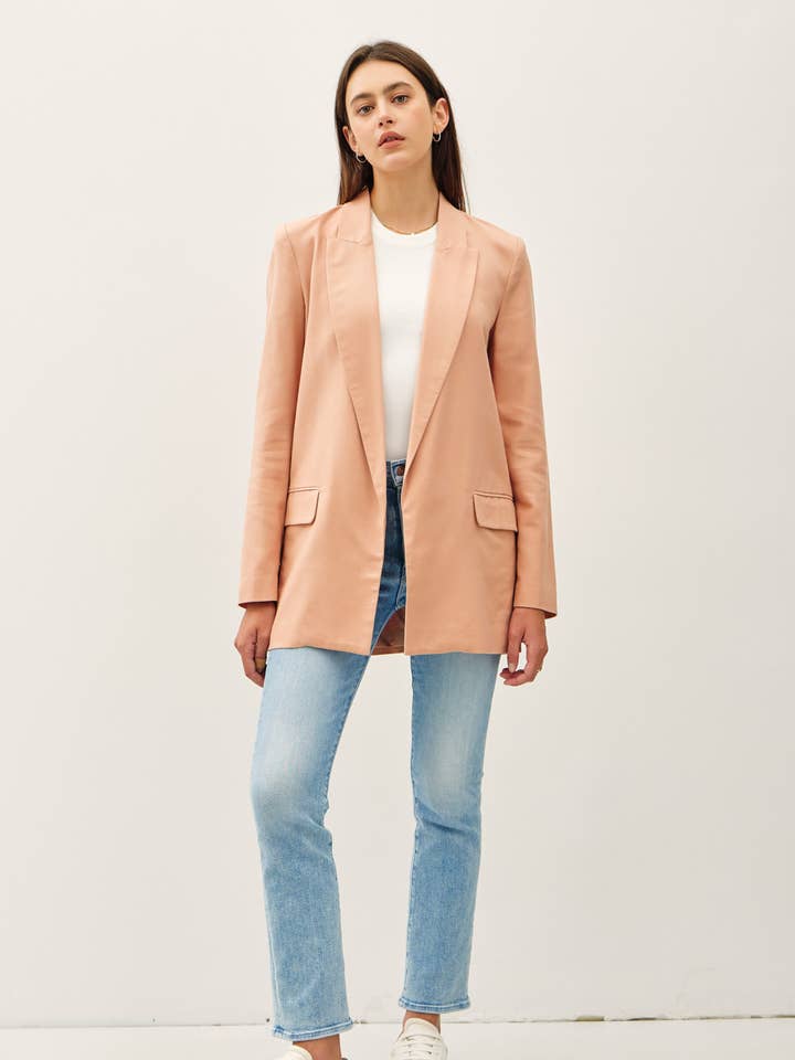 CLASSIC SOLID OVERSIZED OPEN LINEN BLAZER and other Purchase Wholesale linen blazer. Free Returns & Net 60 Terms on Faire trending on Faire.