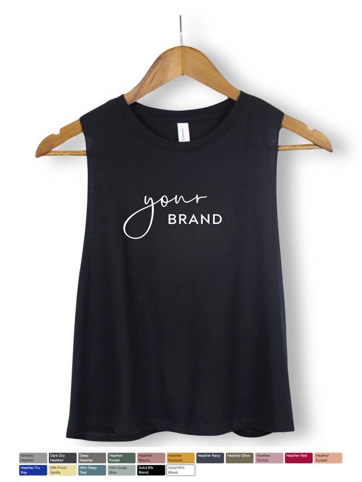 Custom Tank Top - City - Shop Name - Logo - Hometown - State and other Purchase Wholesale custom tank tops. Free Returns & Net 60 Terms on Faire trending on Faire.