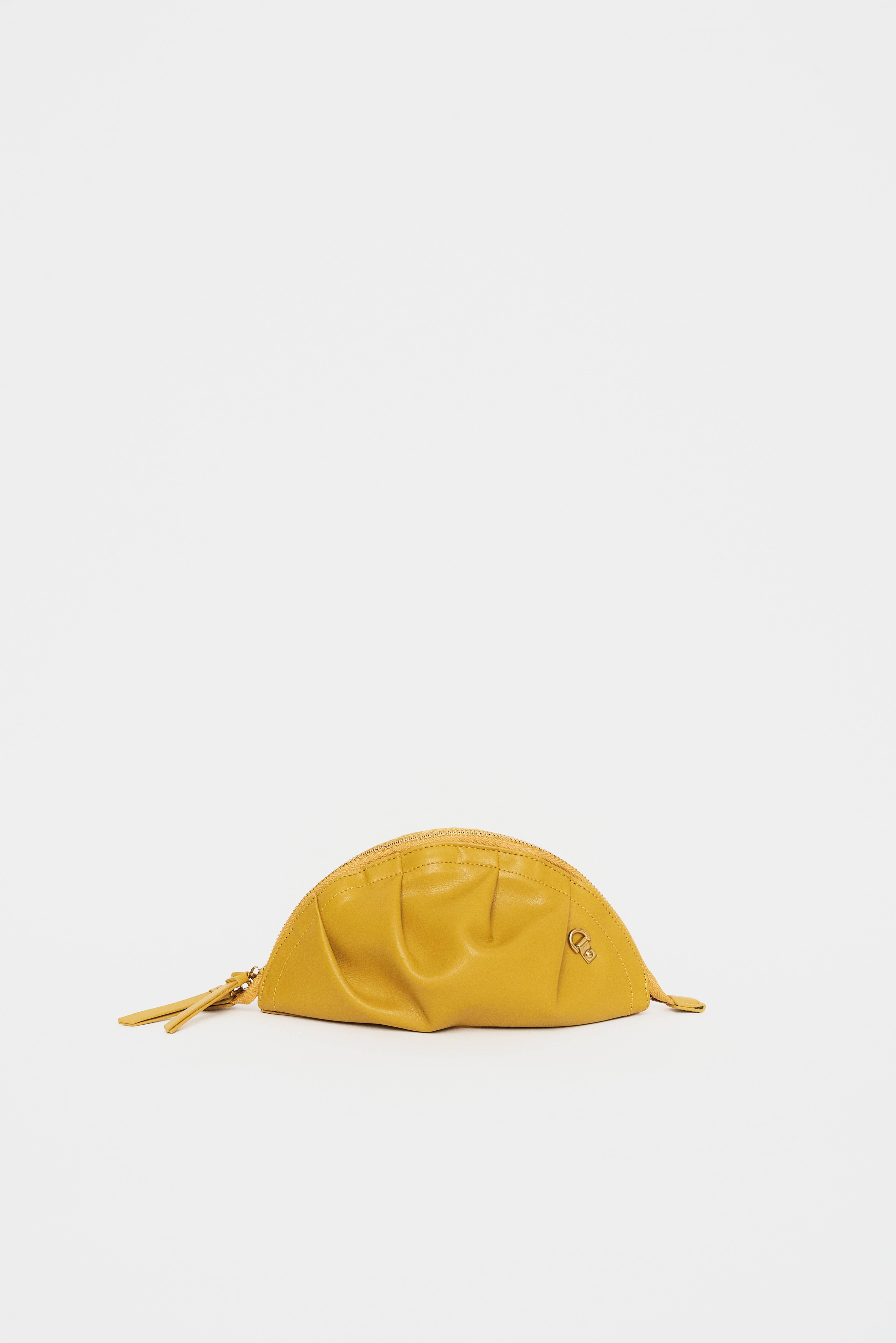 Yunyinrose - Wholesale Top Handle Bag - Women's - Gyoza bag mustard mini cowhide2