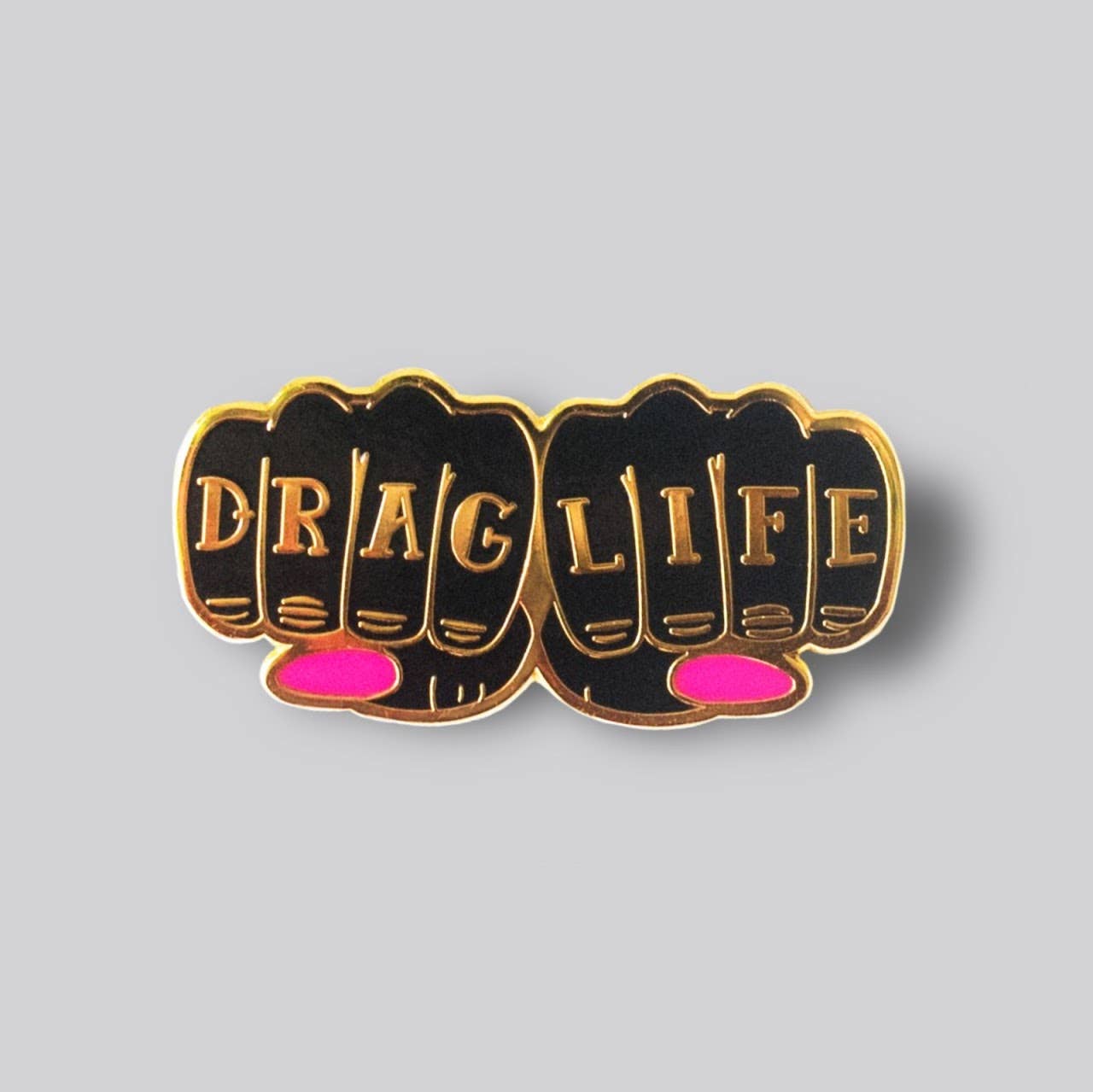 GAYPIN' - Wholesale Lapel Pin/Button - DRAG LIFE Pin