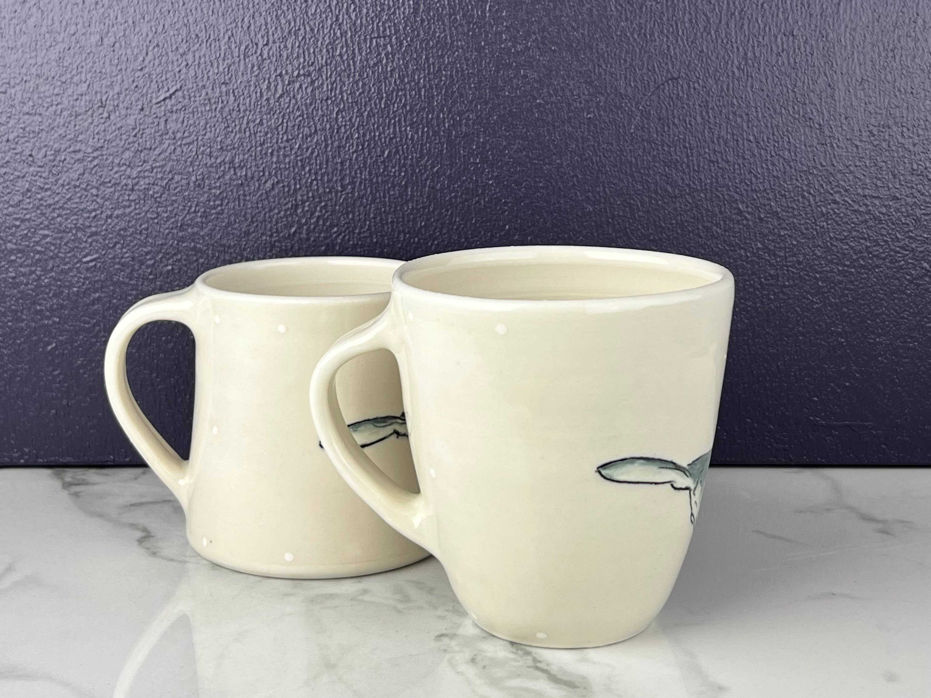 Lucy Nilan Studios - Wholesale Drinking Glass/Cup - Humpback whale4