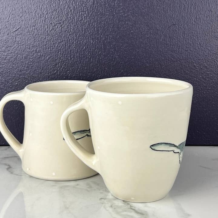 Lucy Nilan Studios – wholesale Drinking glass/cup – Humpback whale4