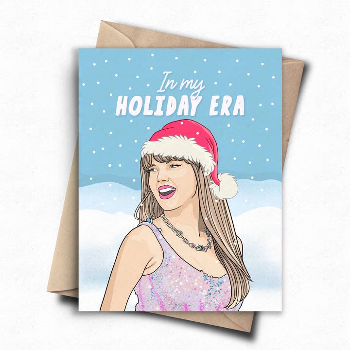 Pop Cult Paper - Wholesale Christmas Card - Holiday Era Taylor Swift Christmas Card Funny Swiftie Card