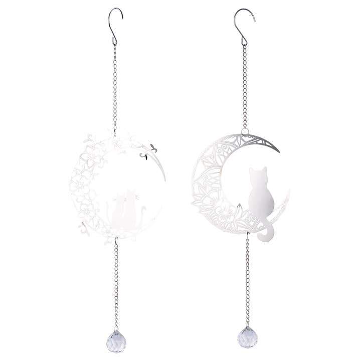 Gilde Handwerk Macrander GmbH & Co. KG - Wholesale Bunting/Garland - Moon Moon Cat Hanger H.49 cm - 2-way assorted