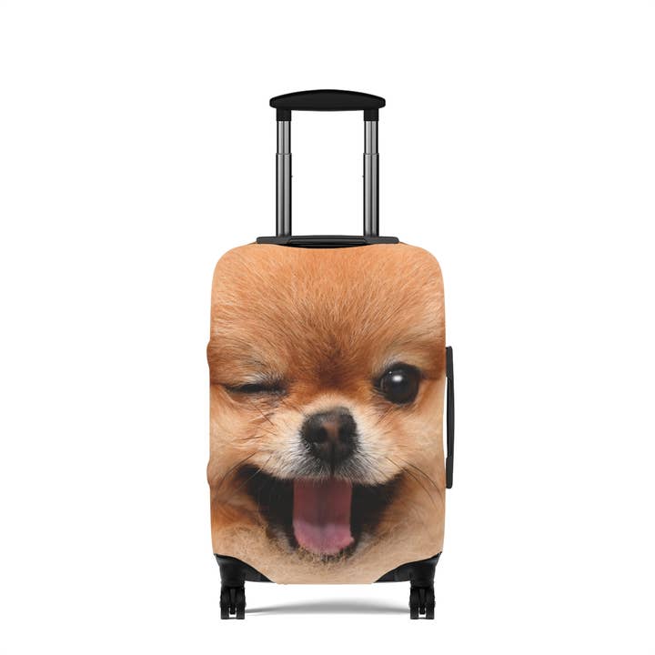 WanderLife - Wholesale Luggage - Capa de Bagagem com Padrão de Cão | Acessório de Viagem Estiloso