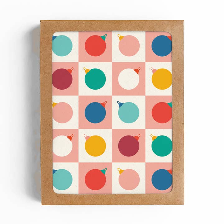 MELLOWWORKS – Engroshandel Julekort – Moderne julepyntkort - æske med 8 stk.0