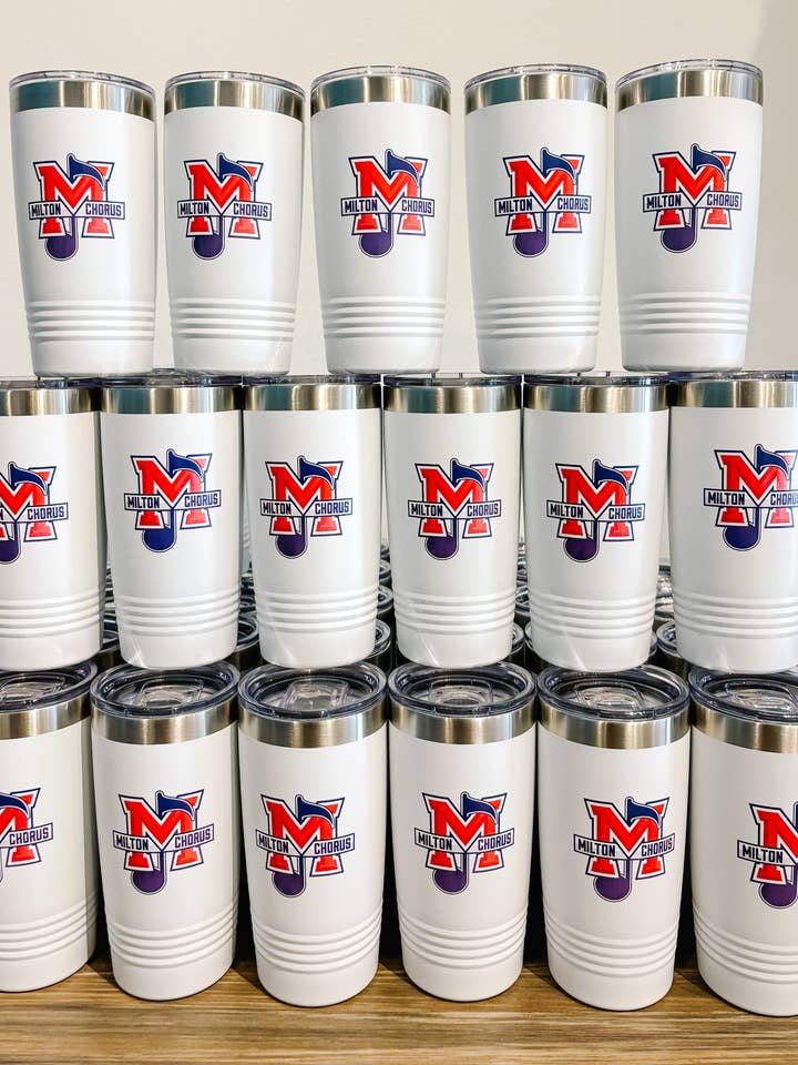 Drink Tumbler with Logo Corporate Gifts, Promotional Swag for wholesale by Home Bound Custom Decor