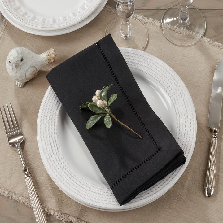 Fennco Styles - Wholesale Dinner & Cloth Napkin - Hemstitch Border 20-Inch Dinner Napkin13