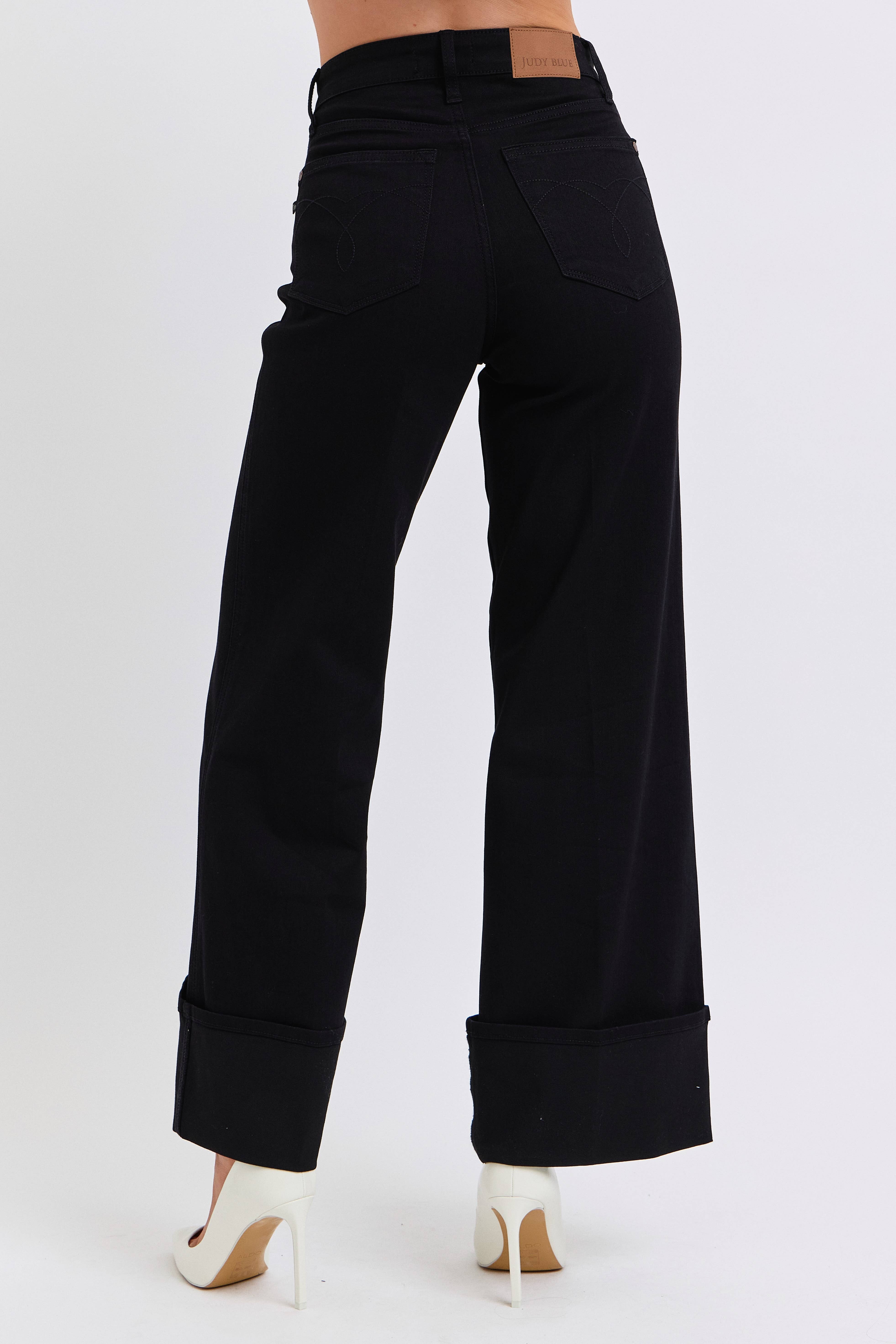 BK High Waisted Retro Wide Cuffed Leg  for wholesale on Faire5