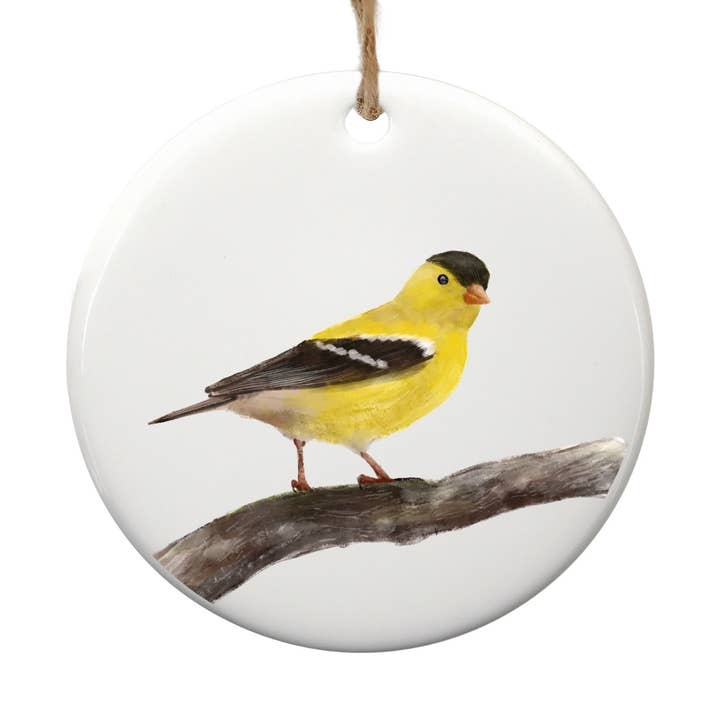 Ornamento in ceramica Cardellino per la vendita all'ingrosso da parte di MerikaArt