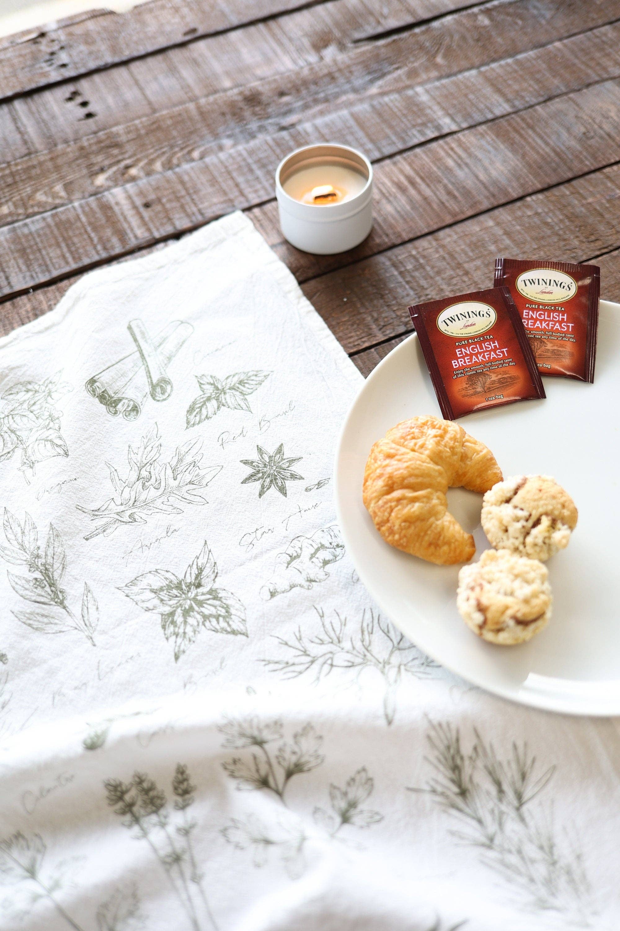 Highland Ridge  |  Handmade Home Decor - Wholesale Tea Towel - Kitchen Herbs Tea Towel6