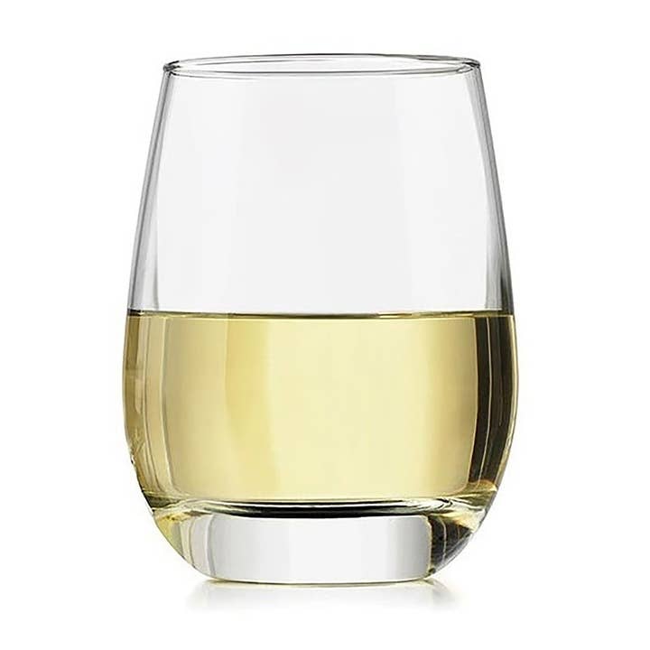 Libbey - Wholesale Wine Glass - Libbey Stemless Glasses, Clear, 15.25-ounce, Set of 12