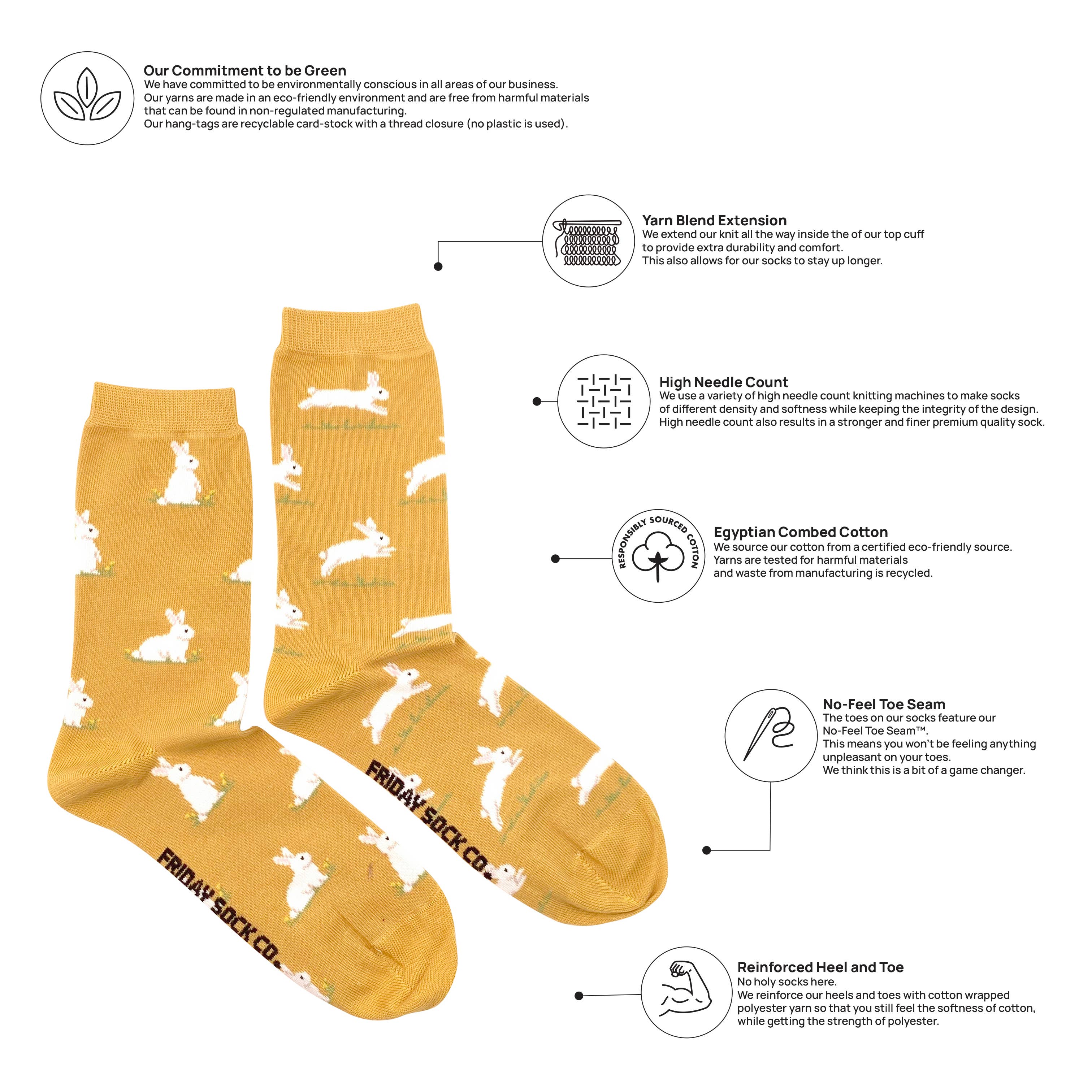 Friday Sock Co. - Wholesale Socks - Unisex - Women's Bunny Socks, Mismatched Easter Basket Stuffer3