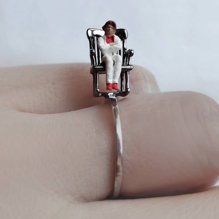 Small Characters Ring for wholesale by Miss Bibi