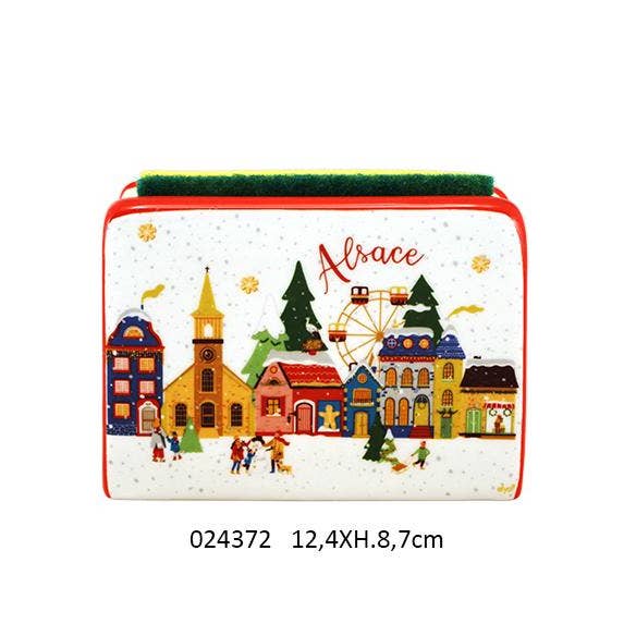 Faye - Wholesale Sponge Holder - Sponge Holder + Sponge 'Katia' 12.4 X 4.7 X H.8.7 cm0