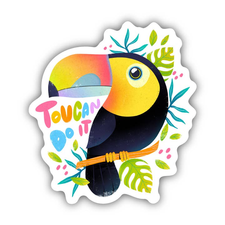 Big Moods - Wholesale Sticker - Toucan Do It Animal Sticker