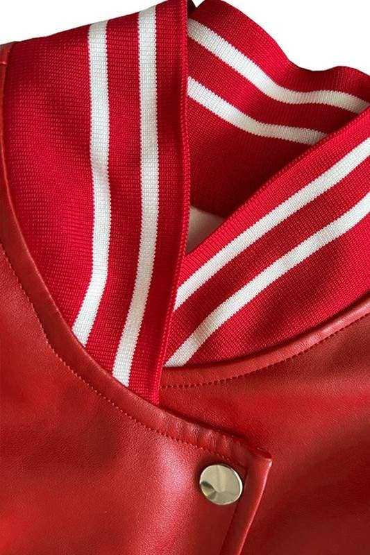 Flarix - Wholesale Leather Jacket - Women's - faux leather cropped jacket12