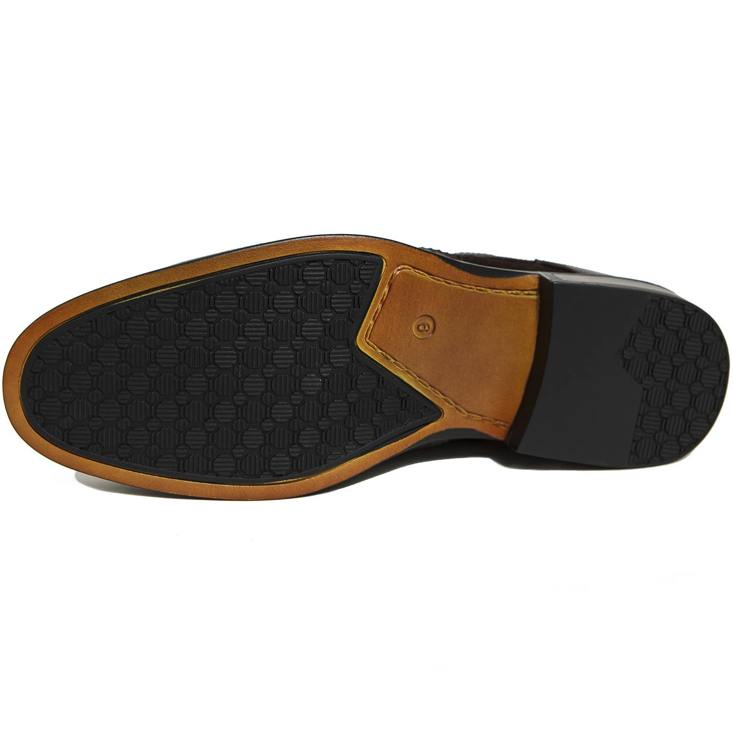 Alpine Swiss - Vente Richelieus – homme - Alpine Swiss Zurich Chaussures habillées à bout d'aile pour hommes Brogue bicolore à lacets Oxfords - ZurichP2T-Parent3