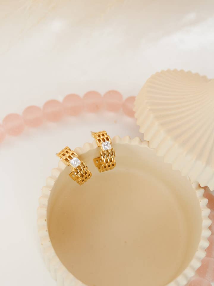 Khloe Kæde Hoops for engroshandel hos Sweet Three Designs