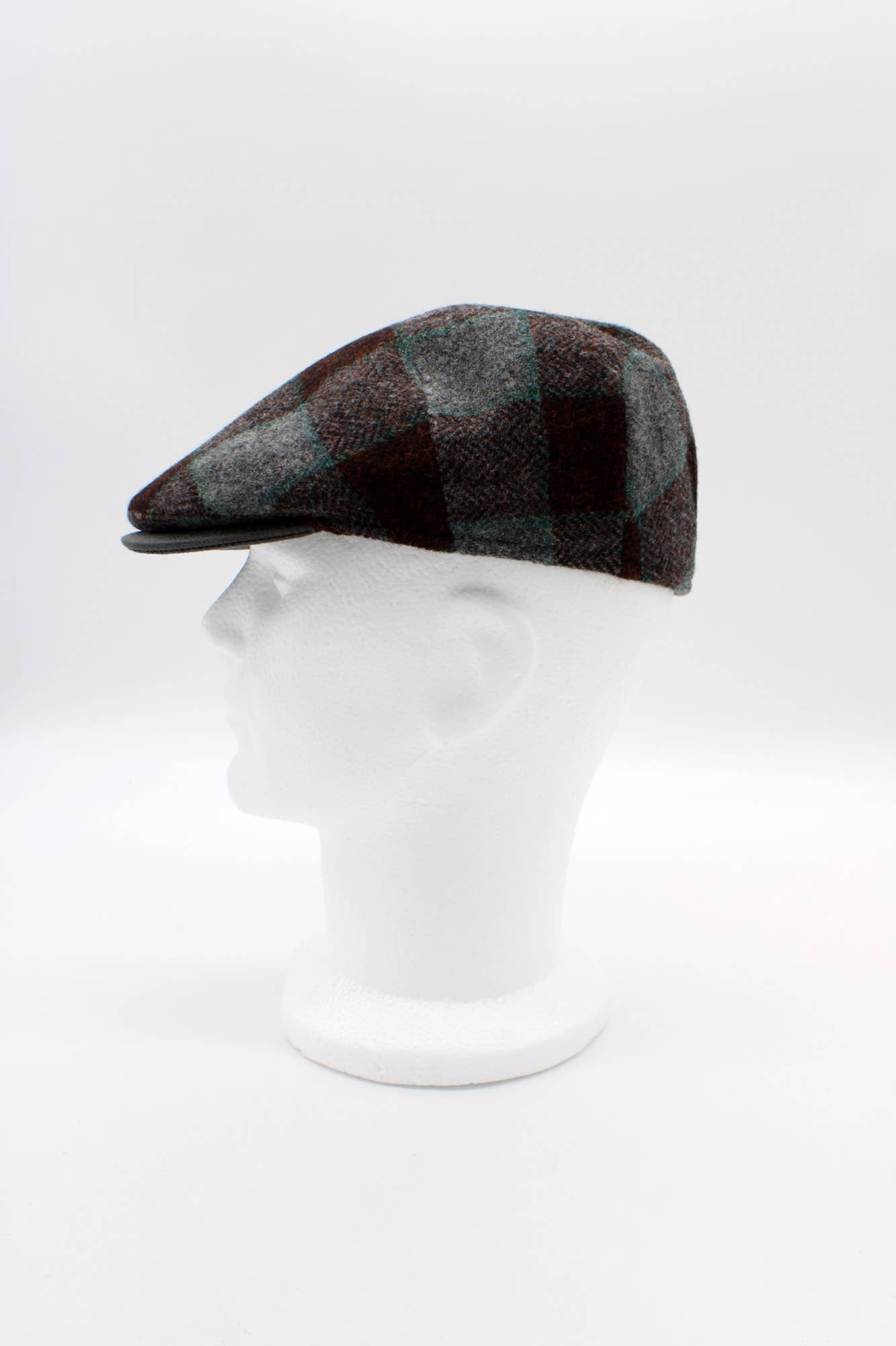 Hologramme Paris – wholesale News boy/school boy hat – Men's – 18223 Wool Cap - Grey1