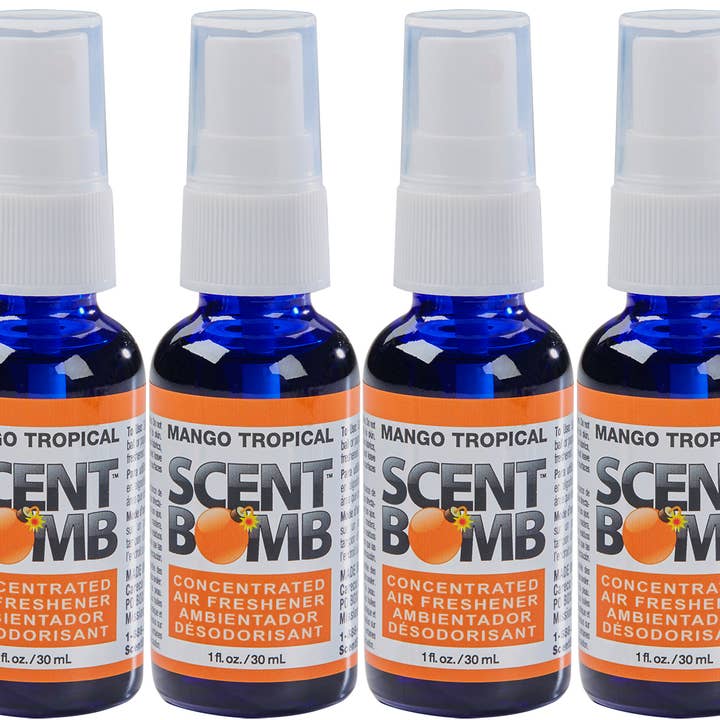 Scent Bomb - Wholesale Air Freshener - Scent Bomb Air Freshener Mango Tropical 1oz Spray1