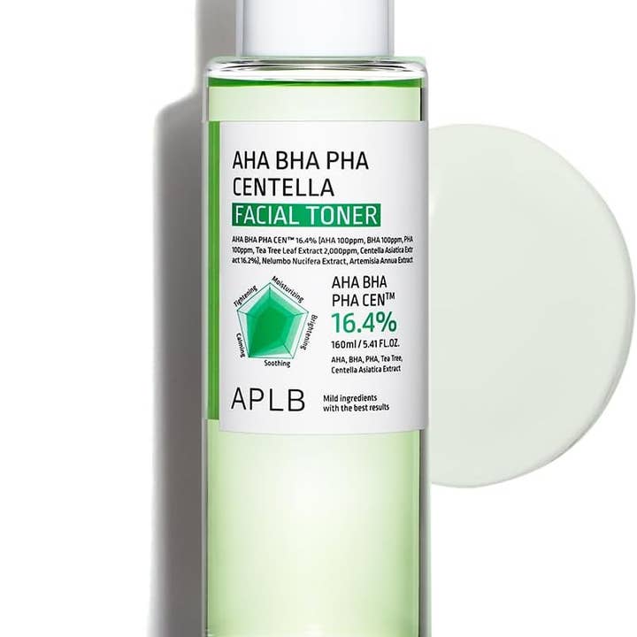 APLB AHA BHA PHA Centella Facial Toner 160ml for wholesale by Beauty Bridge Inc