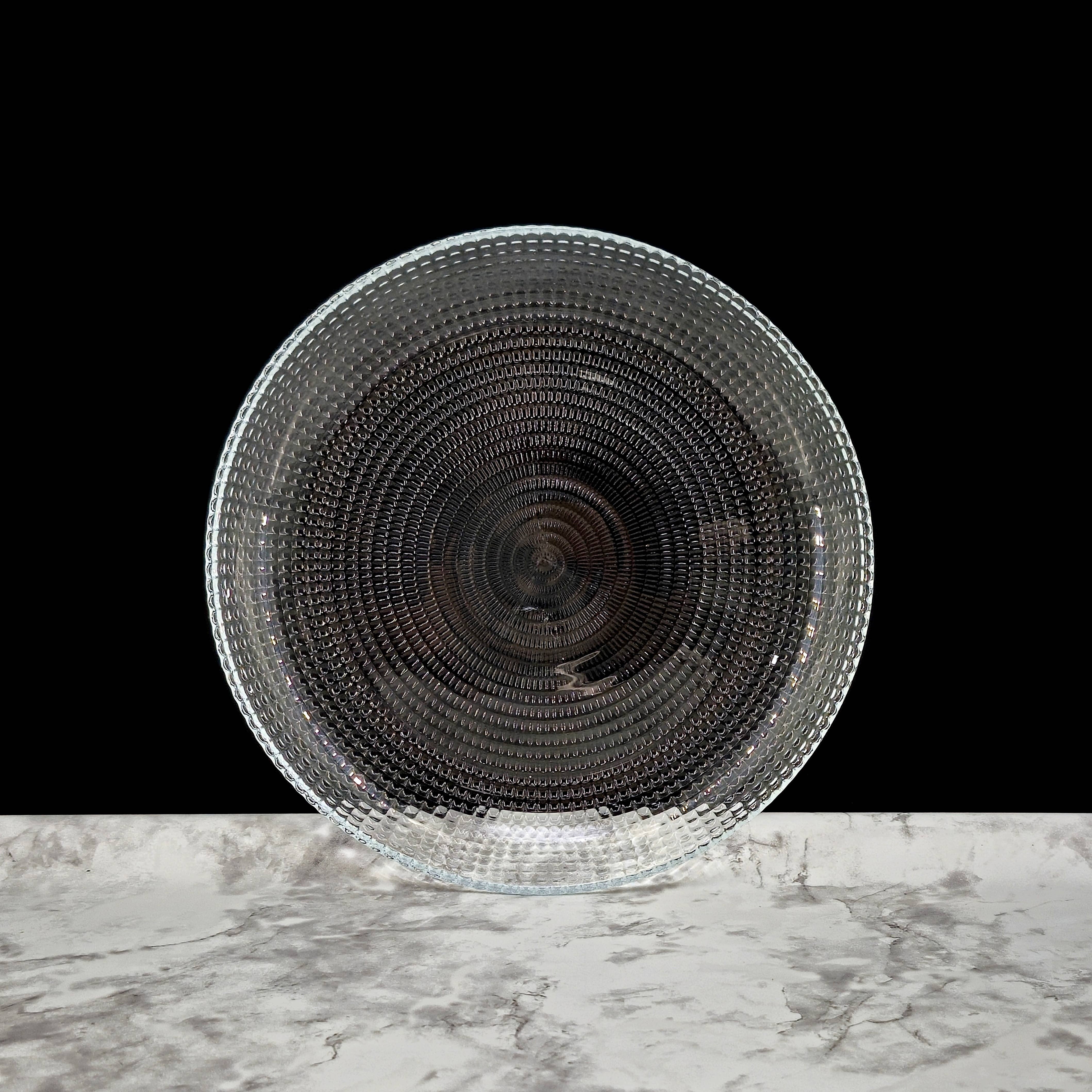 RED POMEGRANATE COLLECTION - Vente Assiette à salade - Assiette à salade HELIOS en verre RAMART Studio1