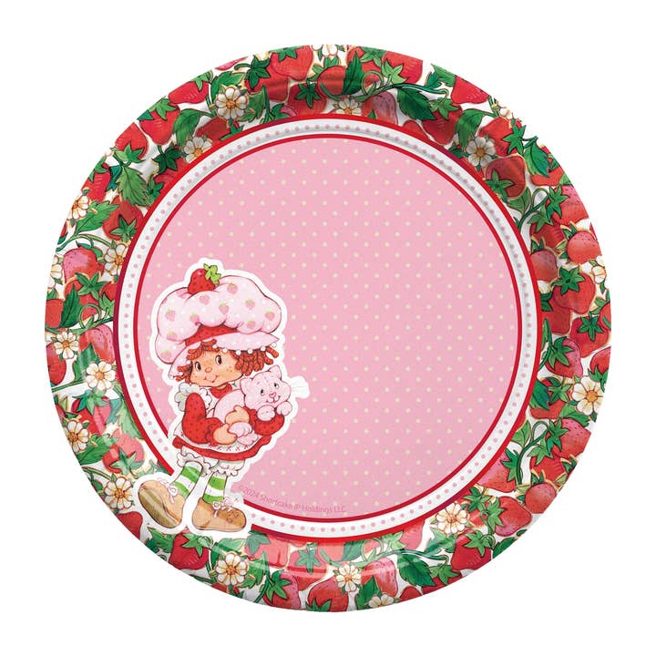 Strawberry Shortcake Plates 7in - Strawberry Shortcake Birthday Supplies for wholesale by Treasures Gifted