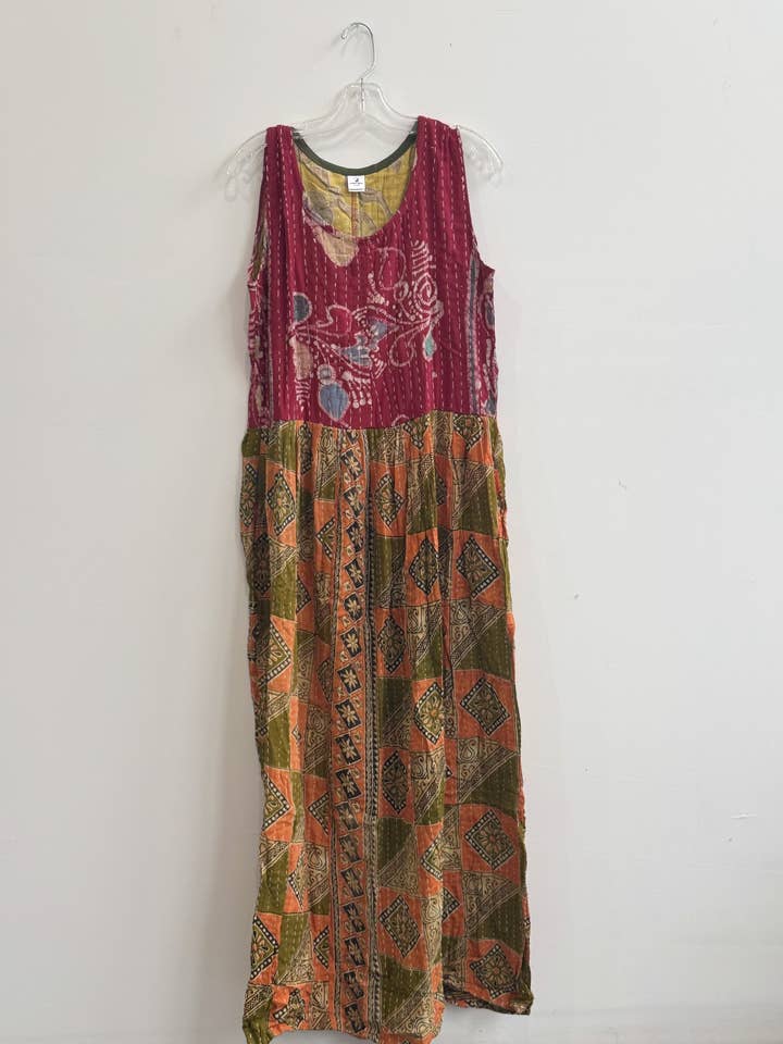 Kantha Boho Flowy Dress with Pockets and other Purchase Wholesale plus size boho dress. Free Returns & Net 60 Terms on Faire trending on Faire.