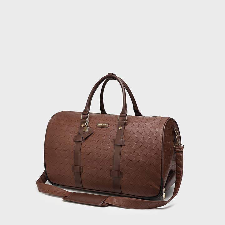 Tote&Carry - Wholesale Luggage - Bodega Rolling Duffle Bag in Brown