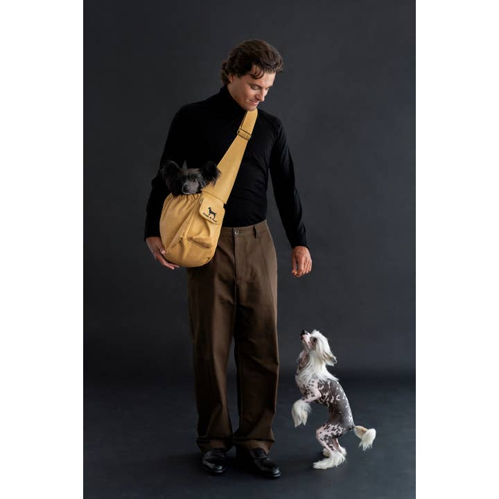 NOAH AND PAW LLC - Wholesale Pet Carrier - Cat/Dog - Vegan Leather Pet sling Carrier, Ruffle Style19