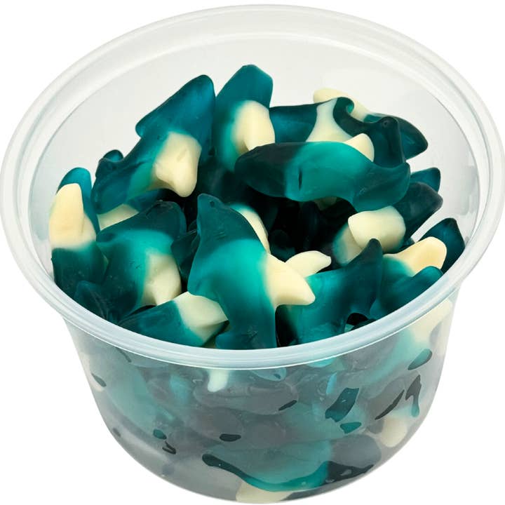 BLUE GUMMY SHARKS 12.8oz for wholesale by Martin's Country Store LLC
