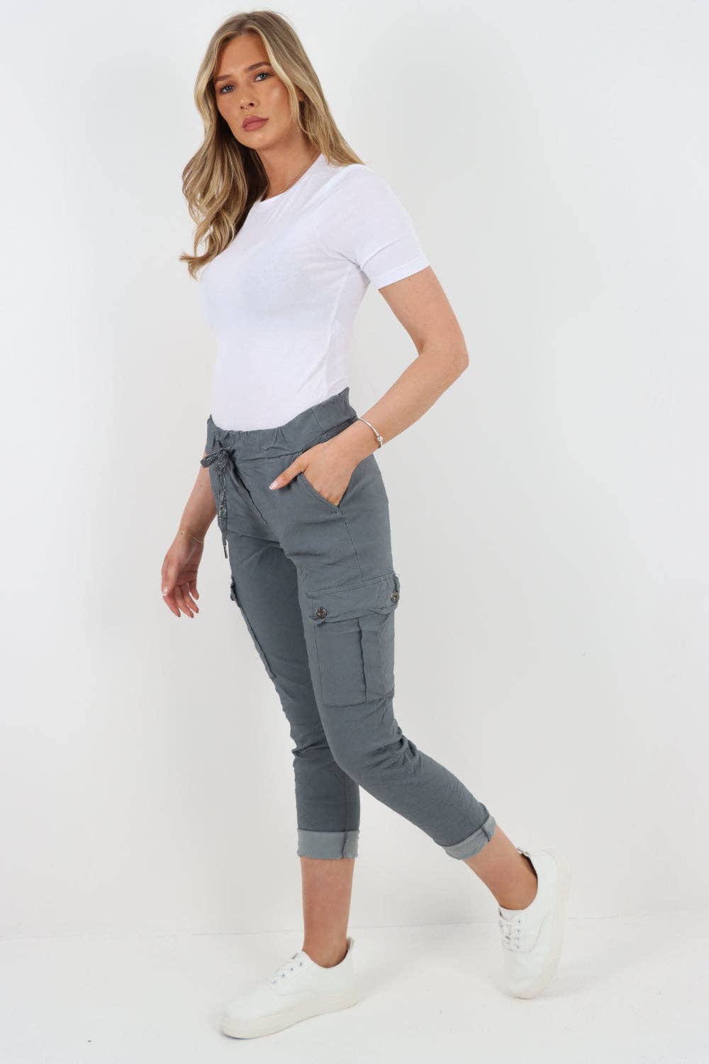 Miss Bold - Wholesale Pants - Women's - Italian Cargo Magic Trousers10