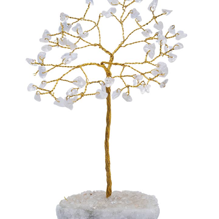 Clear Quartz Stone Crystal Tree (60 Beads) for wholesale by Designs by Deekay Inc.