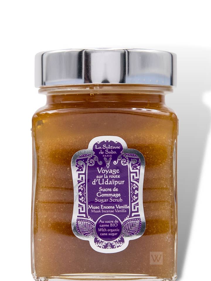 Sugar Scrub - Musk Incense Vanilla - Journey to the route of Udaipur for wholesale by La sultane de Saba