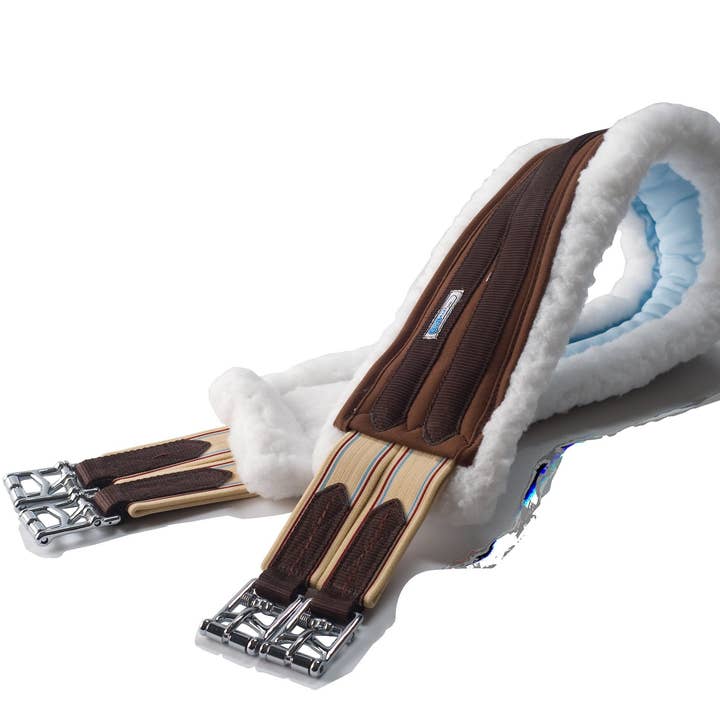 Chocolate Brown Lettia Coolmax Clik Girth for wholesale on Faire0