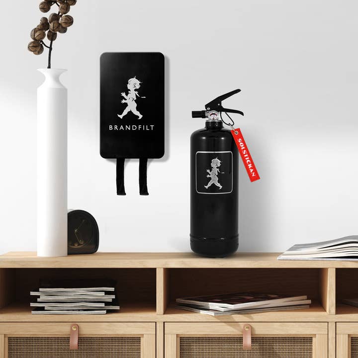 Solstickan Design – Engroshandel Sikkerhedsudstyr – Pulverslukker 2 kg - sort (kun EU)2